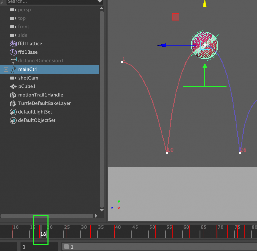 Creating an animation motion trail in Maya - John Player