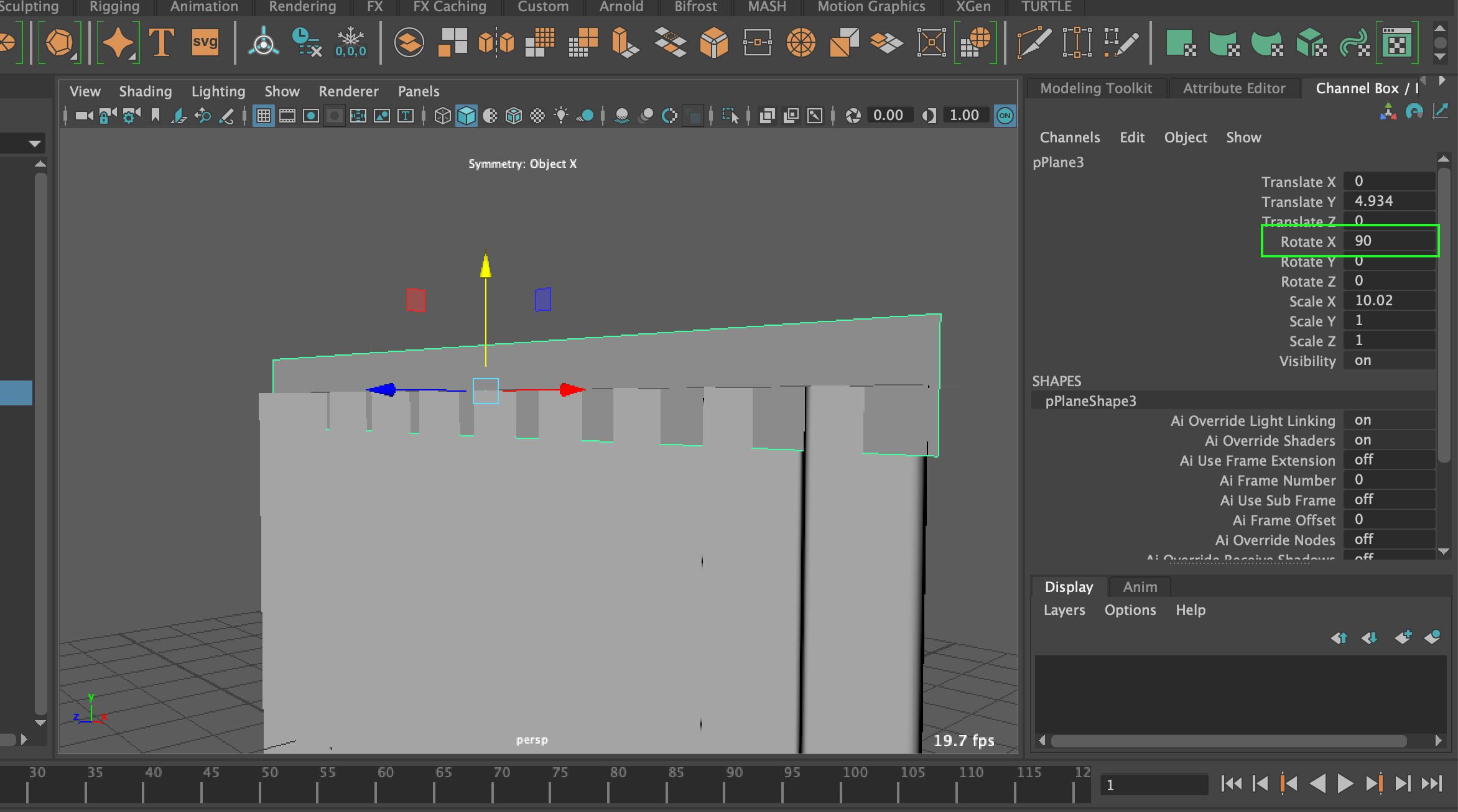 How to create sliding curtains in AutoDesk Maya - John Player