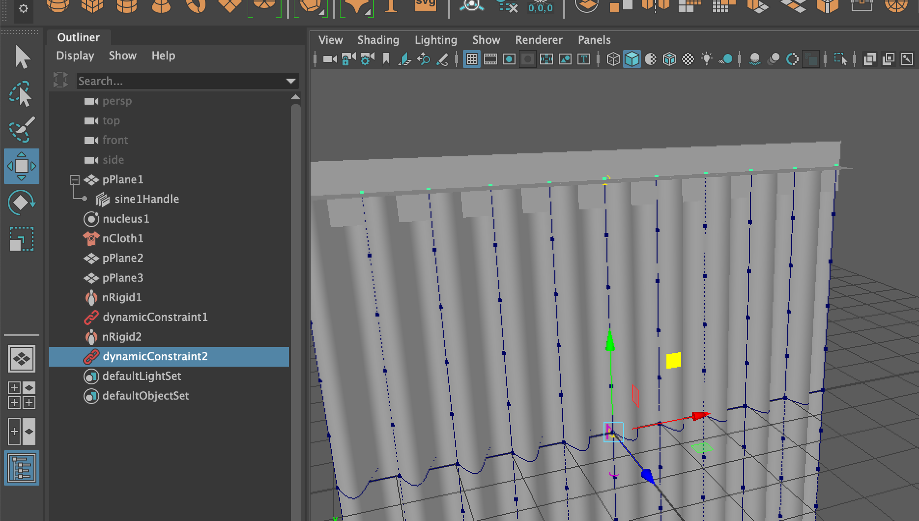How to create sliding curtains in AutoDesk Maya - John Player