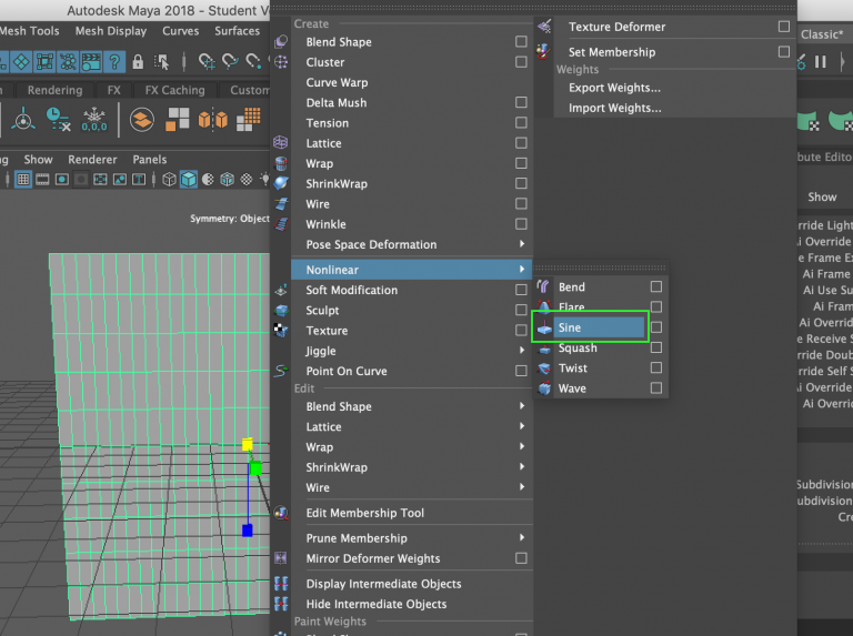 How to create sliding curtains in AutoDesk Maya - John Player
