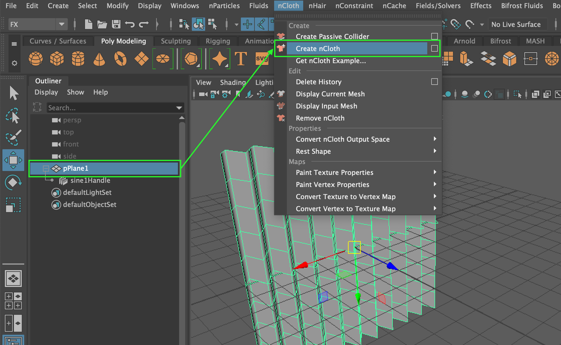 How to create sliding curtains in AutoDesk Maya - John Player
