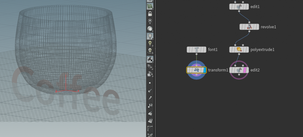 How to cut text into an object in Houdini - John Player