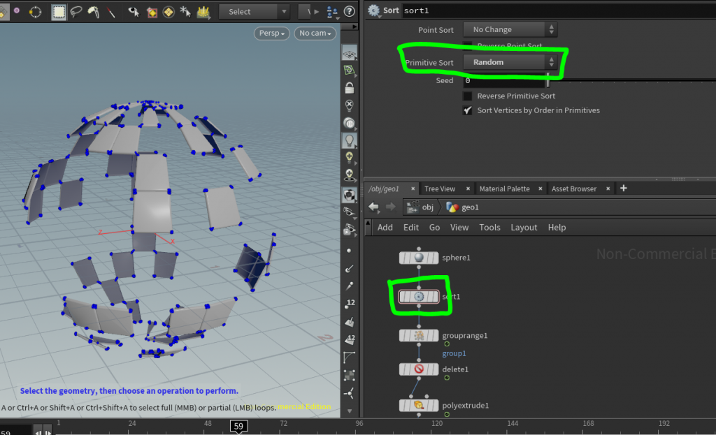 An example of grouping by ra nge in Houdini - John Player