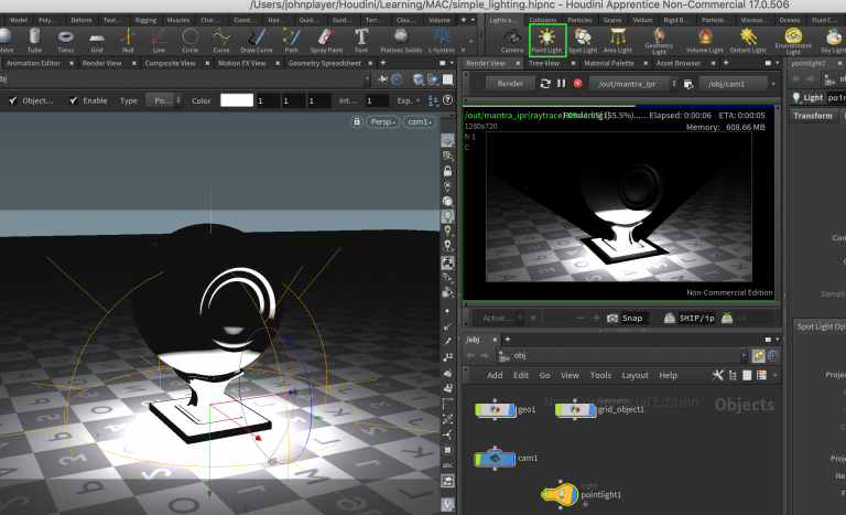 An Introduction to lighting in Houdini 17 - John Player