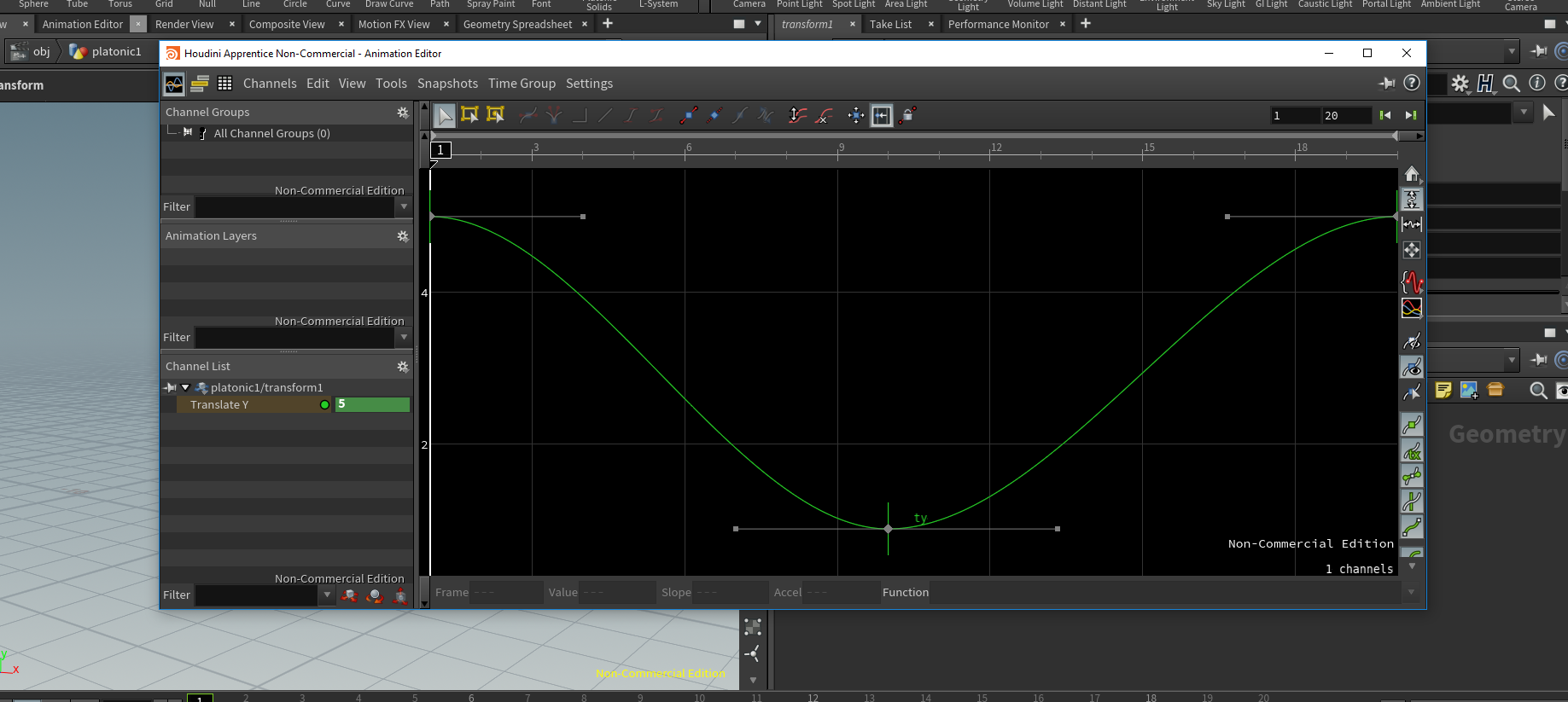How to create an animation in Houdini John Player